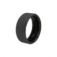 Goove Zeus Edge Silicone Ring - Deep Stone and Black