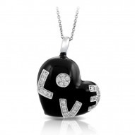 Love Black Pendant