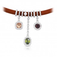 Diana Brown/Champagne Necklace