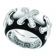 Maille Black Ring