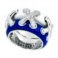 Maille Blue Ring
