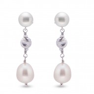 Fresh Water Pearl Drop Fashion Earrings
