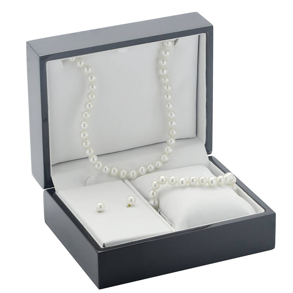3 Piece 6mm Pearl Gift Set - 946062-FW-BXD