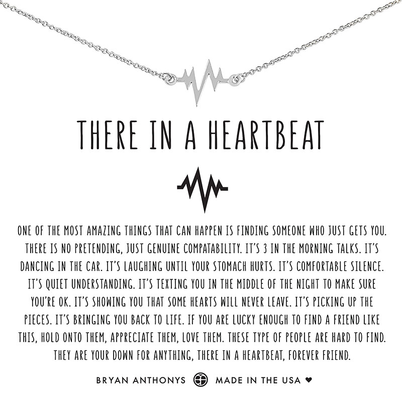 Heartbeat Necklace - Finish - Silver 